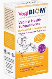 VagiBIOM Boric acid Probiotic Suppository 5'S